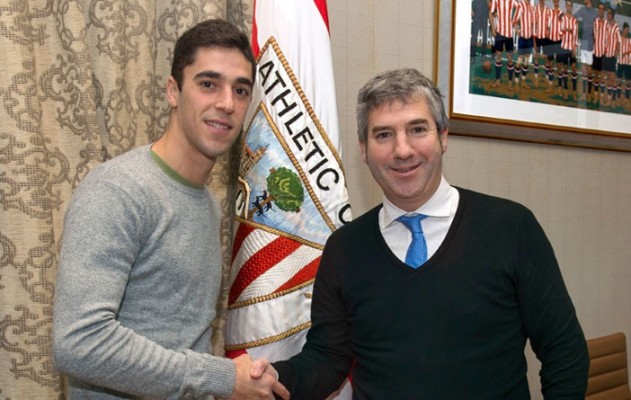 Sabin Merino amplía su contrato con el Athletic hasta 2019