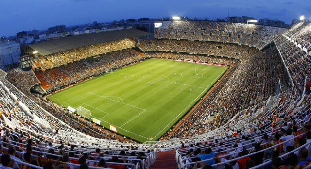 El Valencia siempre ganó a los equipos austríacos en Mestalla