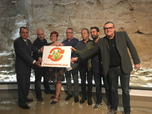 La plataforma 'Per un Finançament Just' busca aliados fuera de la Comunitat Valenciana