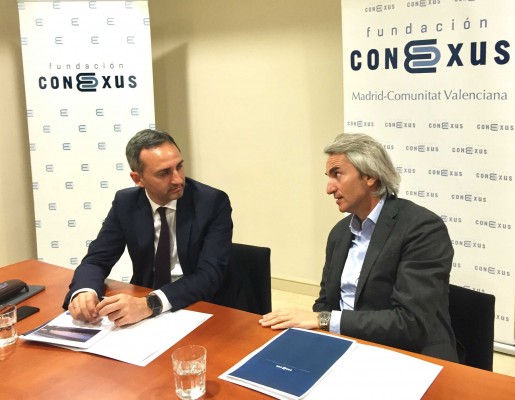 La Diputación de Alicante acuerda colaborar con la Fundación Conexus para aumentar su presencia en Madrid 