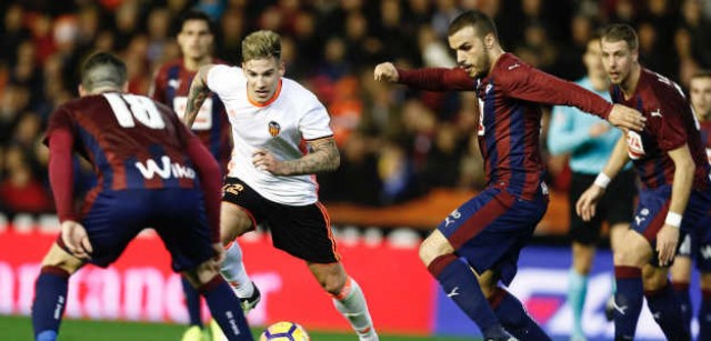 El Eibar goleó por 0-4 en su última visita a Mestalla