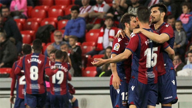 El Levante consiguió en San Mamés su primera remontada de la temporada