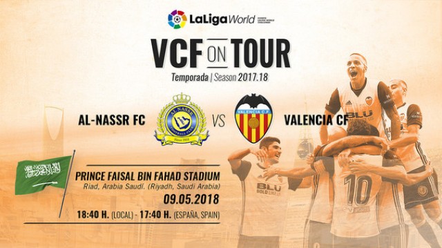 El Valencia CF visitará el 9 de mayo al Al-Nassr FC en Arabia Saudí