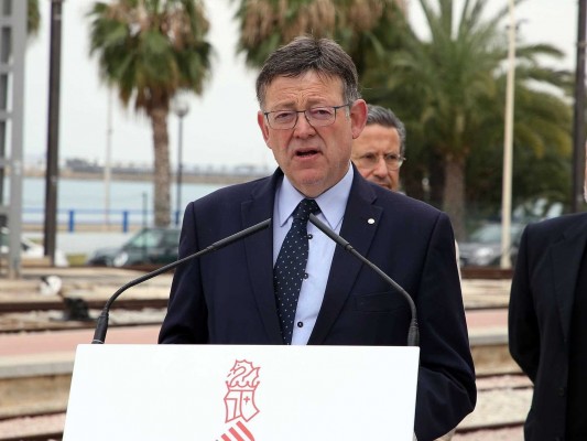 Puig anuncia que el tranvía circulará por el túnel de Serra Grossa a finales de año