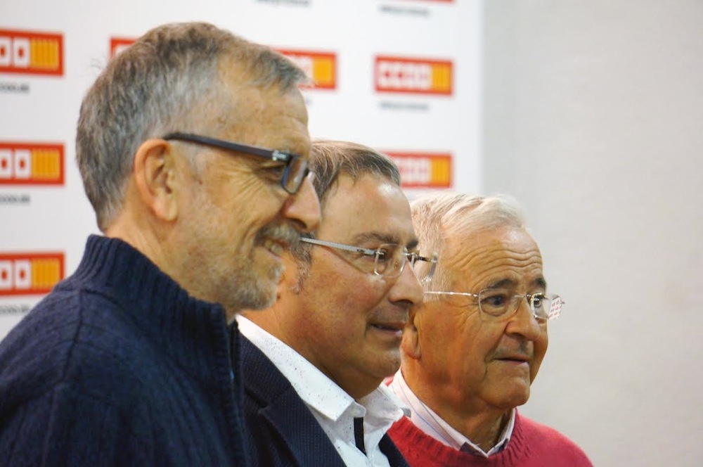 Sifre, Molina y Montalbán, en el acto conmemorativo de este martes - 