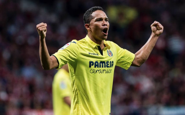 Bacca puede igualar el sábado la racha de partidos seguidos con gol de Forlán