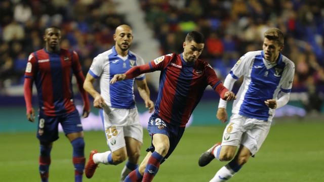 Levante estrena visita al Leganés en Primera pero puntuó en sus dos últimas en Segunda