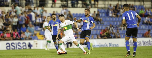 Elche y Hércules repiten derbi en Segunda B sin la pasión del último precedente