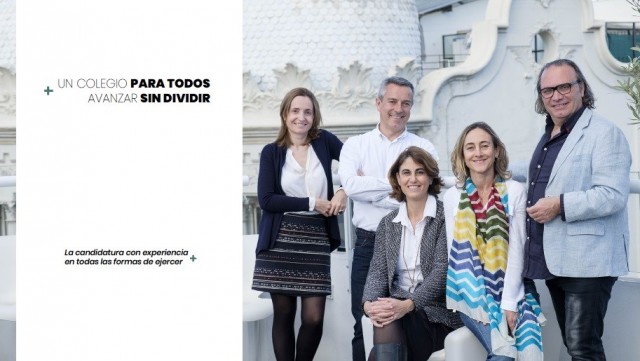 Luis Sendra, candidato a presidir el Colegio de Arquitectos, llama a la 