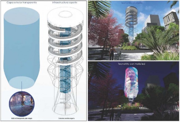 Benidorm levantará una torre de ocho pisos de tecnología led en la plaza de la Hispanidad