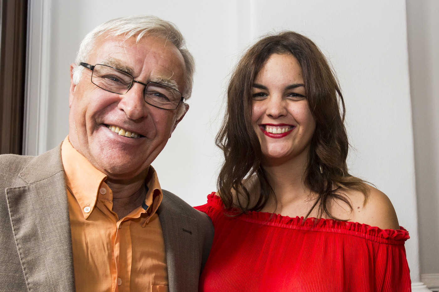 El alcalde de València, Joan Ribó, y la teniente de alcalde, Sandra Gómez. Foto: EVA MÁÑEZ - 