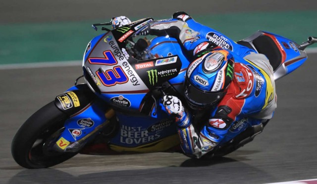 Álex Márquez firma el mejor tiempo libre en Jérez