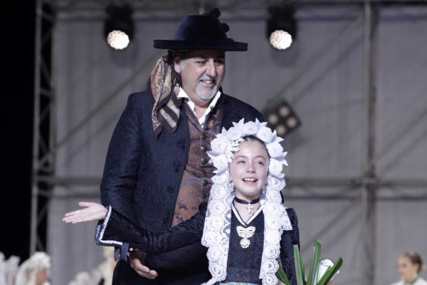 La niña Andrea del Caño Moya, Bellesa del Foc Infantil 2018 