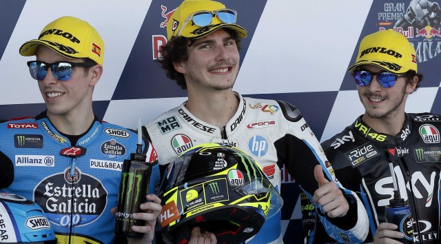 Crutchlow, Baldasarri y Martín encabezan sus tablas de tiempos

