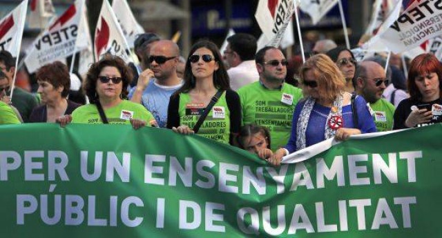 STEPV anima al profesorado a participar en las movilizaciones del 8 de mayo