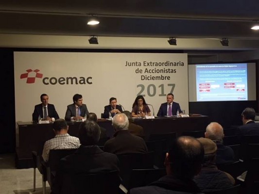 Coemac pierde un millón de euros en el primer trimestre