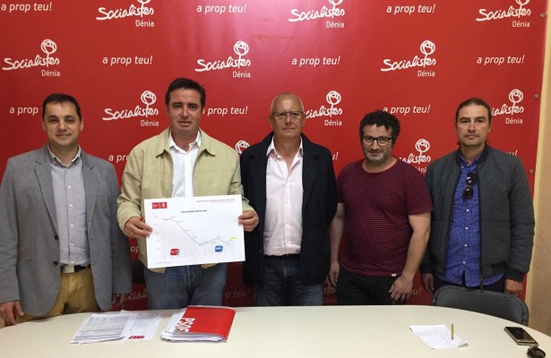 El PSPV impulsa acciones para reclamar al Gobierno el tren de la costa y la gratuidad de la AP-7