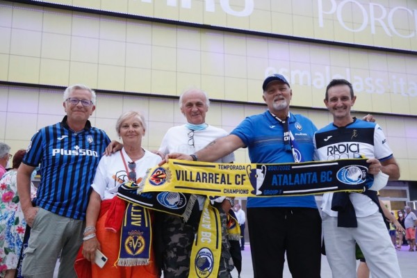 Todas las fotos de ambiente y partido del Villarreal-Atalanta (Fotos: Carme Ripollés)