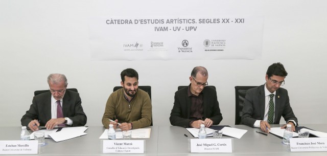 El IVAM, UV y UPV lanzan una Cátedra de Estudios Artísticos