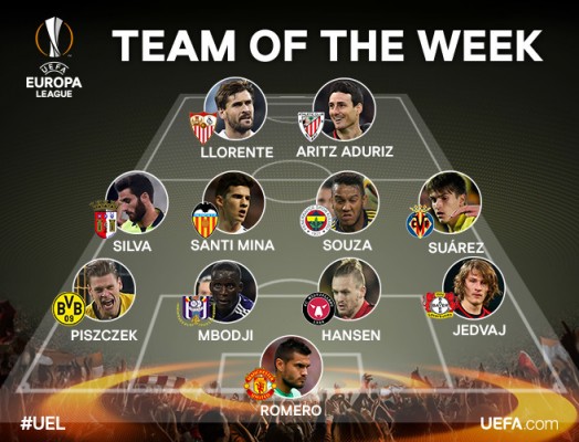 Santi Mina, en el once ideal de la jornada en la UEFA Europa League