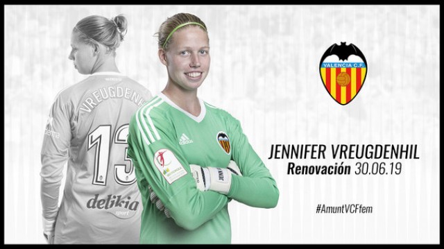 Jennifer Vreugdenhil, una temporada más como guardameta blanquinegra

