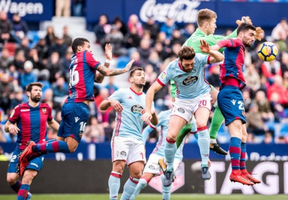 El Levante perdió en sus dos últimas visitas al Celta y salió invicto en las 3 primeras
