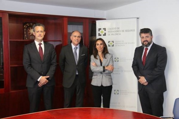 Caser y el Colegio Profesional de Mediadores de Seguros de Valencia firman la renovación  
de su protocolo de colaboración