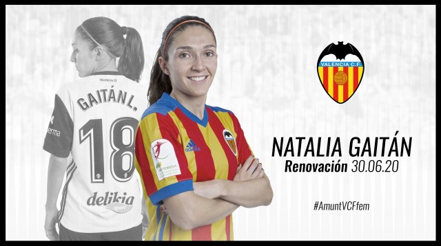 El Valencia Femenino renueva a la jugadora colombiana Gaitán hasta 2020