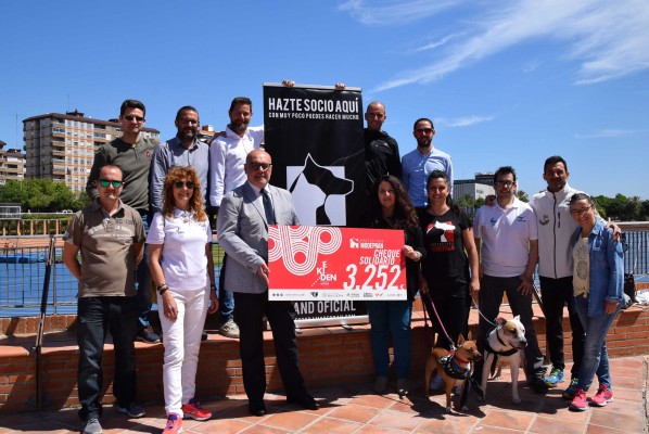 Ekiden Valencia entrega el cheque solidario de esta edición a la protectora de animales Modepran