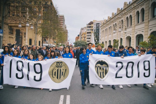 Celebración del centenario del Valencia CF (Fotos: KIKE TABERNER)