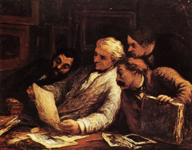 Óleo de Honoré Daumier - 