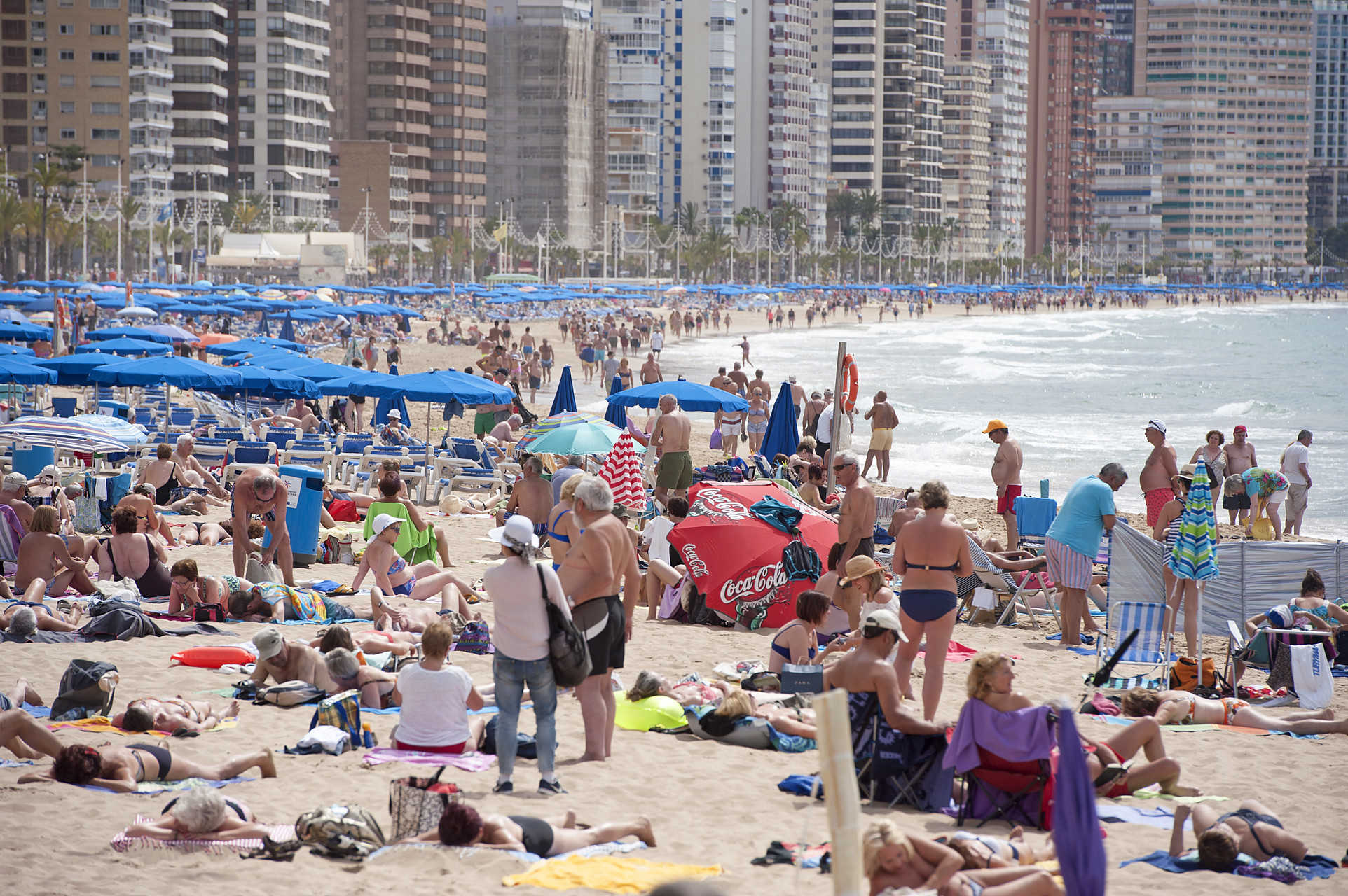 Playa de Benidorm. Foto: RAFA MOLINA - 