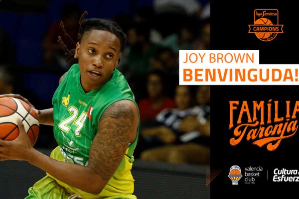 Joy Brown, quinto refuerzo del Valencia Basket