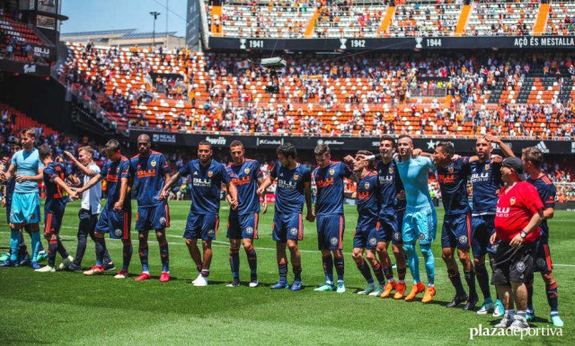 El podio del Valencia 2017-18