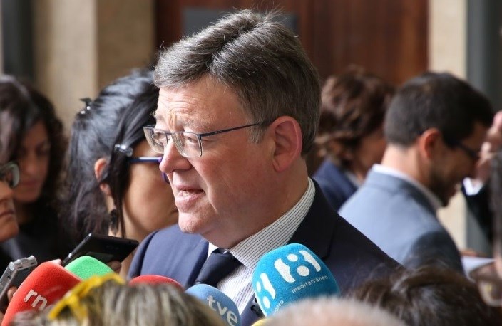 Puig reclama a los partidos que apoyen la moción de censura del PSOE contra Rajoy