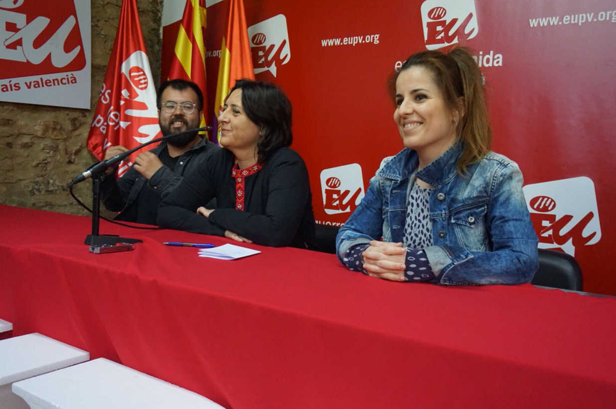 EU abre una primera ronda de contactos con Podem, los partidos de Compromís y sindicatos