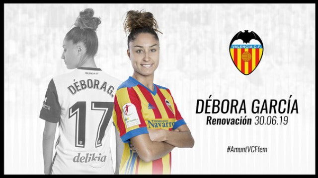 Débora García renueva con el Valencia Femenino hasta 2019