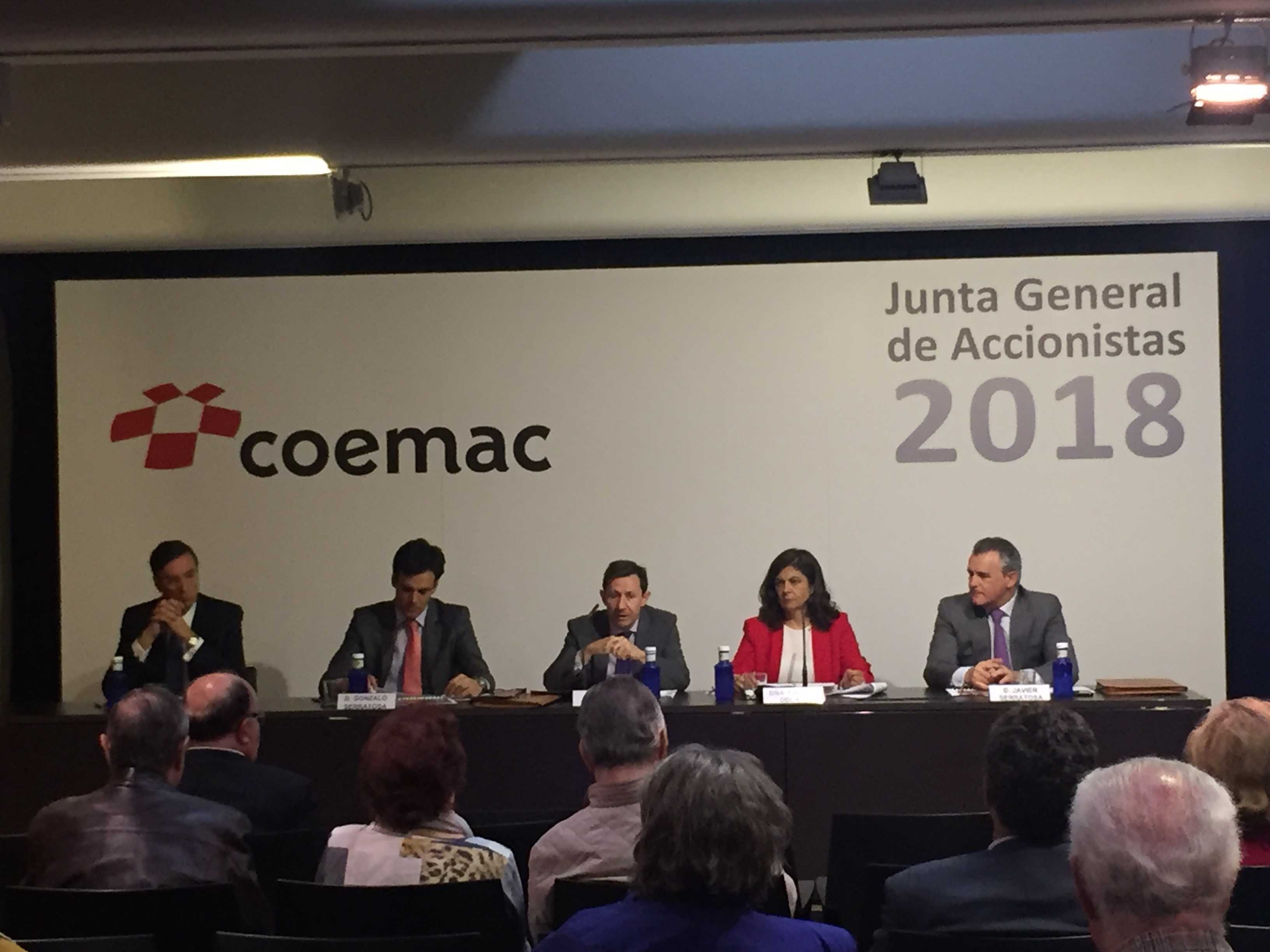La junta de Coemac aprueba el 'contrasplit' de una acción nueva por cada 20 antiguas