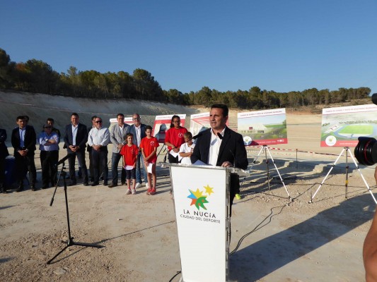 Comienzan las obras del nuevo estadio de atletismo de La Nucía