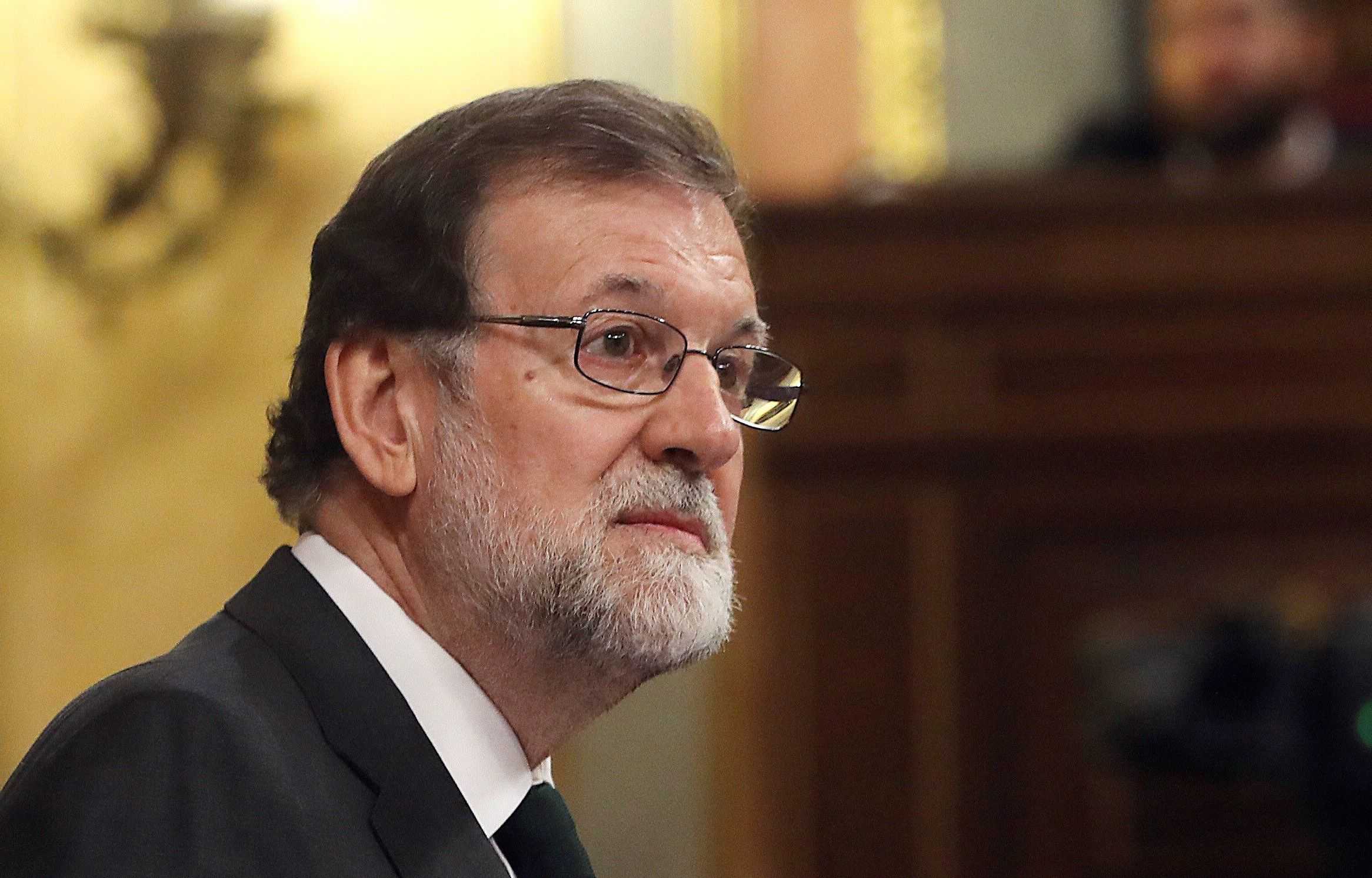 Mariano Rajoy, en su despedida. Foto: EFE/J.J. Guillén - 