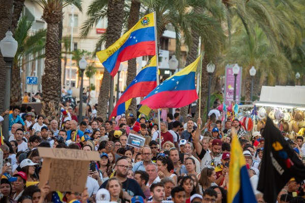 Protesta sobre Venezuela en Alicante (Fotos: Rafa Molina)