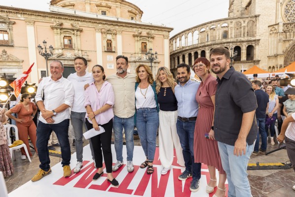 Mitin de cierre de campaña de Sumar en València para las elecciones europeas (Fotos: Eva Máñez)
