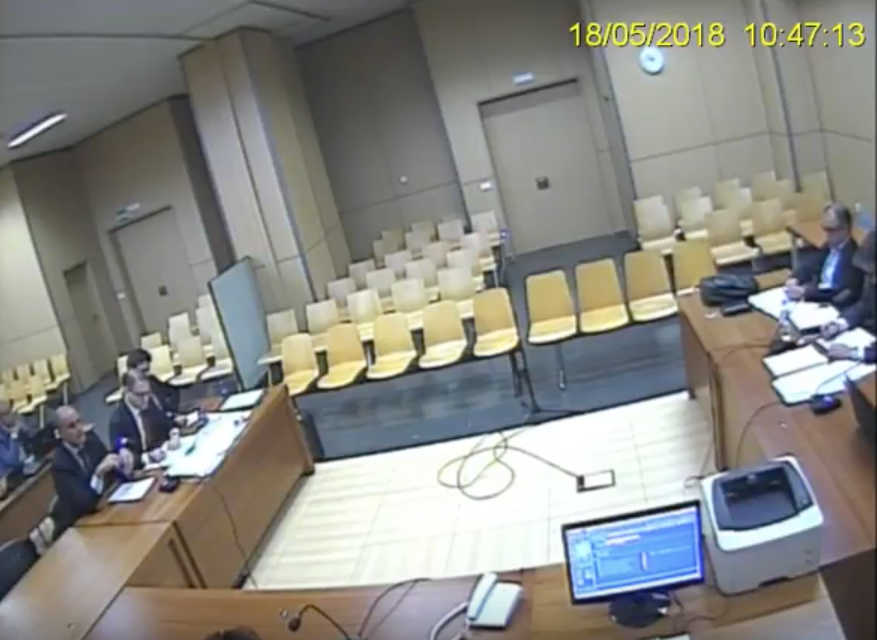 Captura de la declaración de Camps, el pasado 18 de mayo.  - 