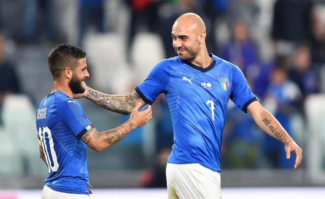 Zaza marca en el empate de Italia contra Holanda