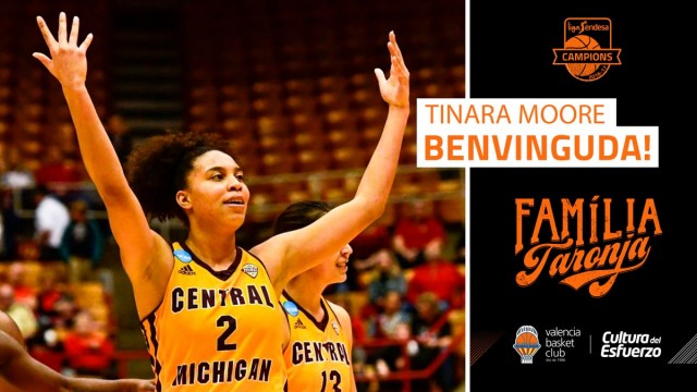 Tinara Moore se incorpora al proyecto de Valencia Basket