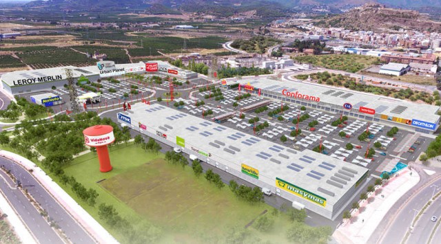 El proyecto Vidanova Parc de Sagunt es el mayor parque comercial previsto para 2018 en España