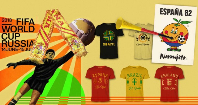 Carteles, logos, mascotas y merchandising de los Mundiales de Fútbol