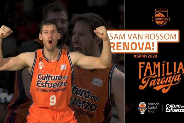 Van Rossom renueva con Valencia Basket por dos temporadas