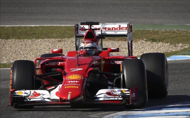 Raikkonen, el mejor en la última jornada de ensayos; Alonso no marcó tiempo