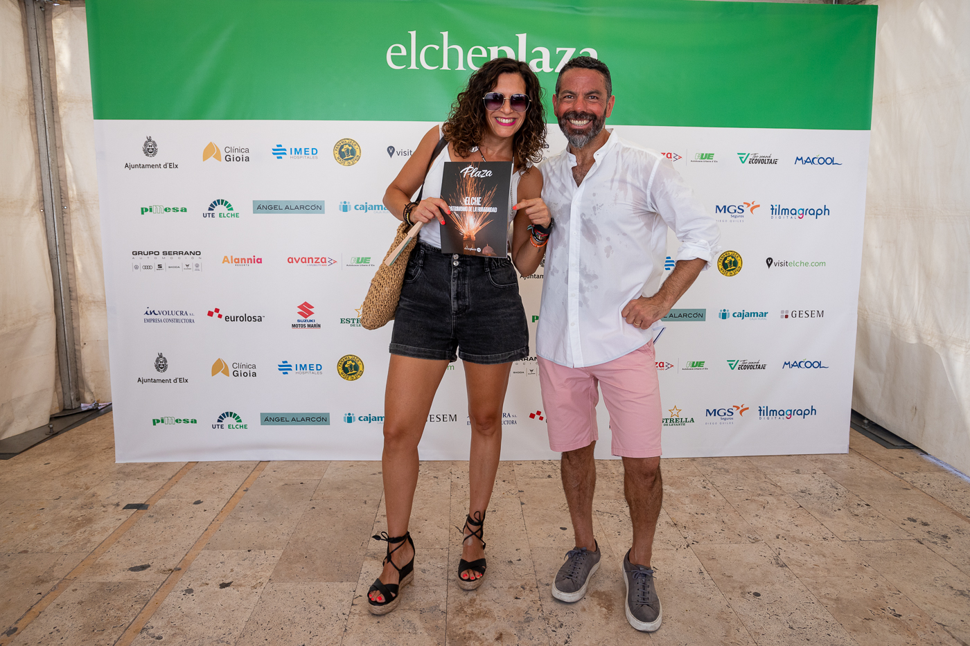 Racó Elche Plaza y mascletà de Pirotecnia Turis 2023 (Fotos: PEPE OLIVARES)